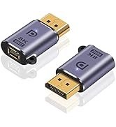 Poyiccot Displayport to Mini Displayport Adapter 8K, Displayport Male to Mini Displayport Female ...