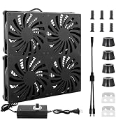 SUOHUI Computer Cooling Fan with 100V - 240V AC Power,Used for DIY Audio Video Network Cabinet Se...