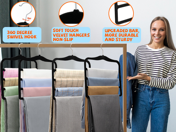 Dorm Essentials Pants Hangers