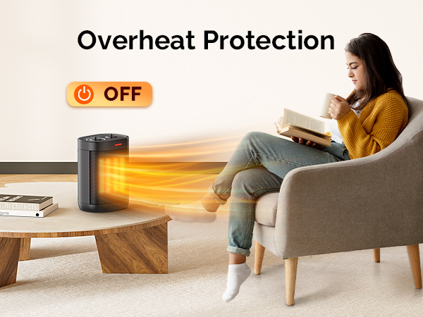 space heater with overheat protection