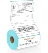 4”×6" Thermal Labels, FungLam 4”×6” Thermal Shipping Labels, Address Mailing Labels, Compatible w...