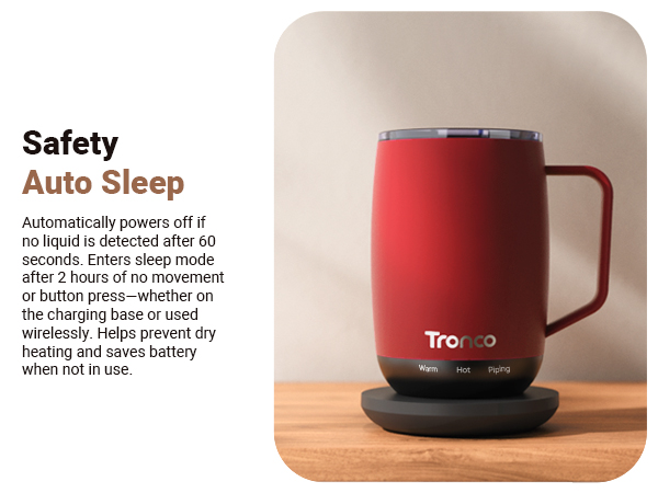 heated coffee mug rechargeable