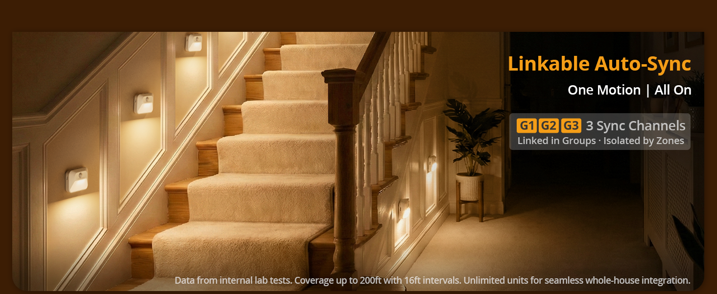 linkable auto-sync step light