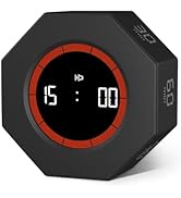 GuDoQi Digital Productivity Timer, Octagon Rotating Pomodoro Timer with Gravity-Sensor, 1-3-5-15-...