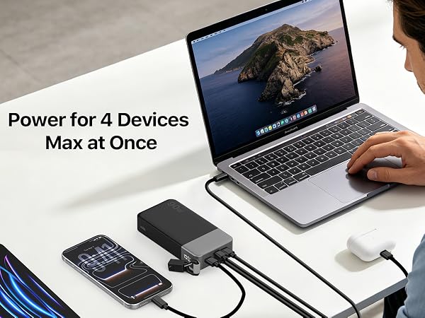 90w 20000mAh PowerBank with USB-C Cable