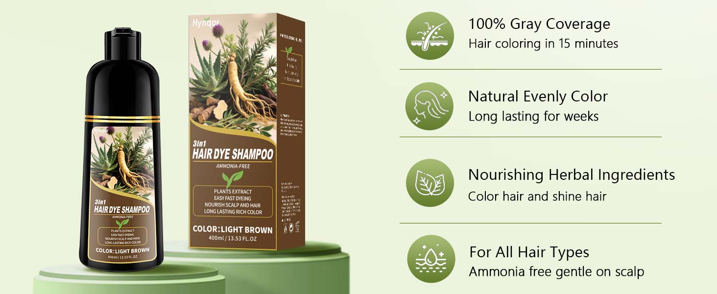 hair dye shampoo