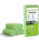 Small Garbage Bags 2.6 Gallon Green