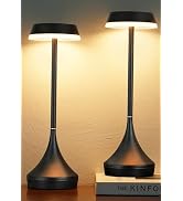 Cordless Lamp, 6000mAh, Outdoor Waterproof, Touch Control, Dimmable, 3 Color Temperature, RGB, LE...