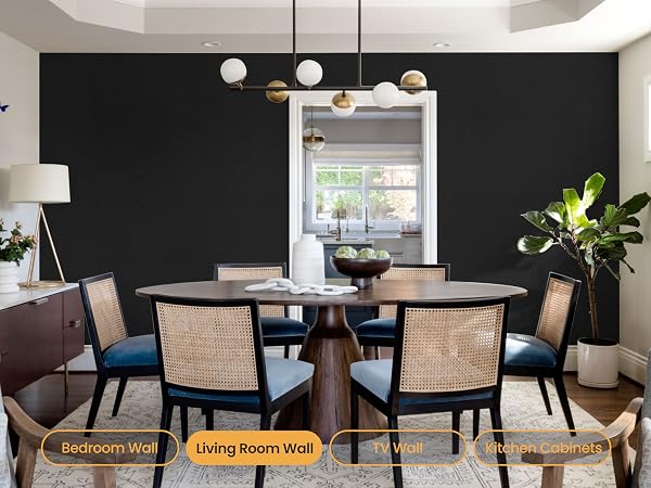 black wallpaper peel and stick modern