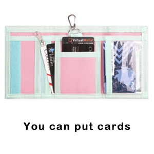 Kids Wallet for Boys Girls Teens Trifold, Canvas Toddler Wallet for Boys,