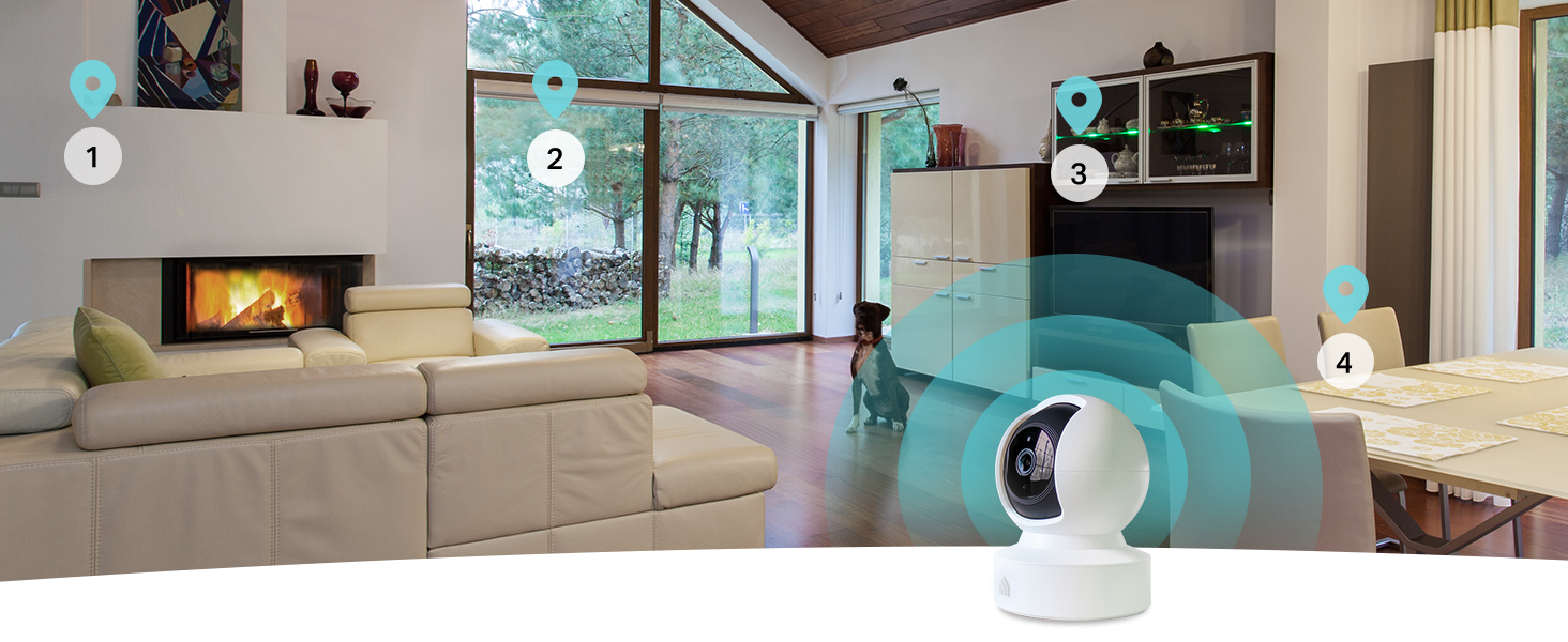pet camera, baby camera, security camera, smart camera, pan tilt, dog camera, pet cam