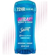 Secret Outlast Antiperspirant Deodorant for Women, 72hr Sweat & Odor Protection, Pro-Hyaluronic P...