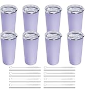 GGQ 20oz Travel Coffee Tumbler Food-Grade 304 Stainless Steel Vacuum Insulated Double Wall Leak-P...