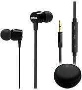 Joymiso Tangle Free Earbuds for Kids Women Small Ears with Case, Comfortable Lightweight in Ear H...