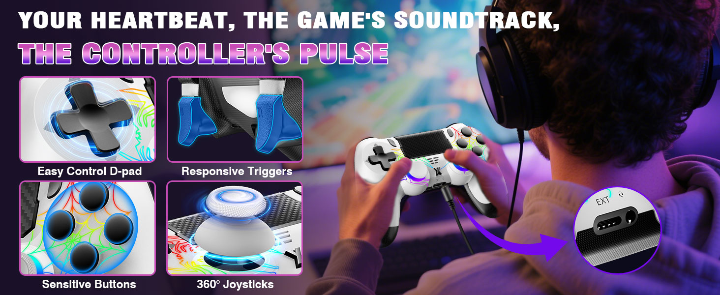 Wireless Controller for PS-4