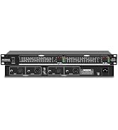MICNAUX Stereo Equalizer for Home Audio System, Dual Channel 15-Band Graphic Equalizer Profession...
