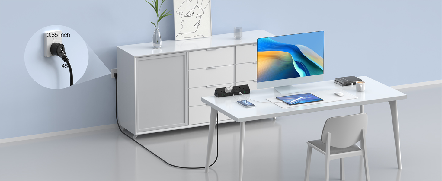 Desk Clamp Power Strip