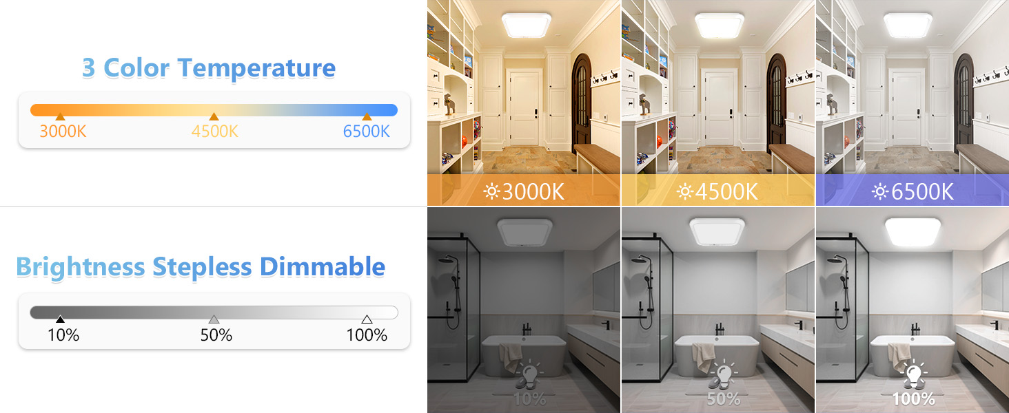 rechargeable ceiling light wireless