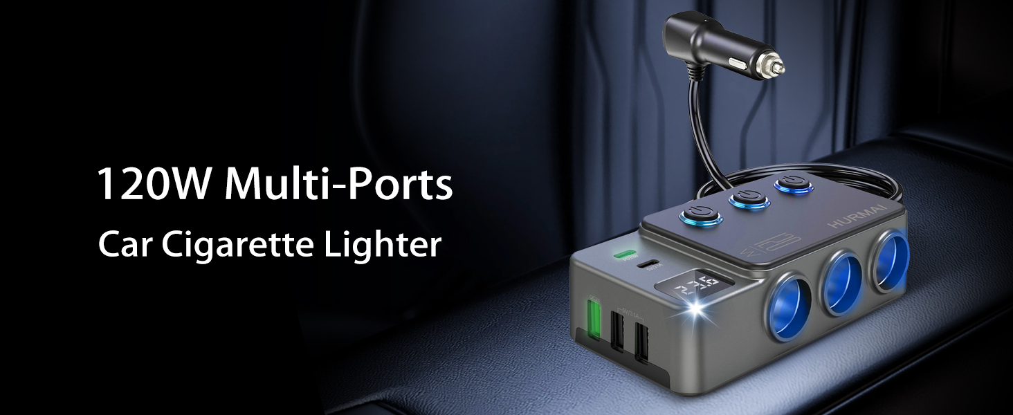 Cigarette Lighter Splitter