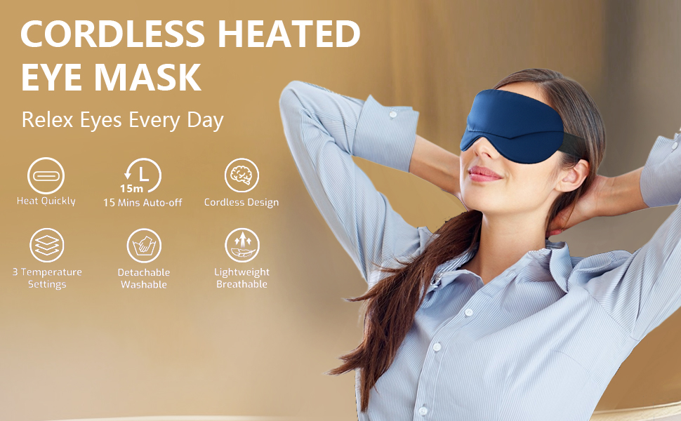 cordless heated eye mask