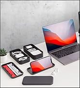 Function 101 BentoStack Tech Accessory and Cable Organizer for Both Travel and Workspac