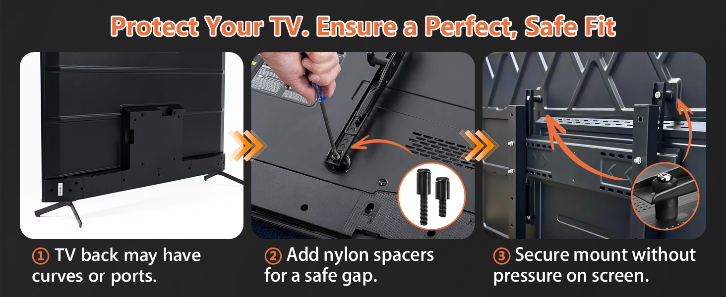 TV Mounting Hardware TV Mount Screws Kit