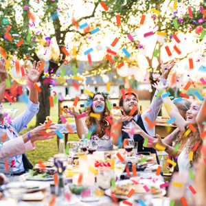 Confetti Cannon 12Pack Multicolor Party Popper Confetti Shooters