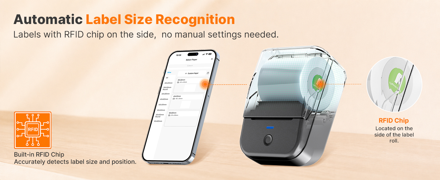 label maker machine with tape label printer thermal printer sticker printer thermal label printer