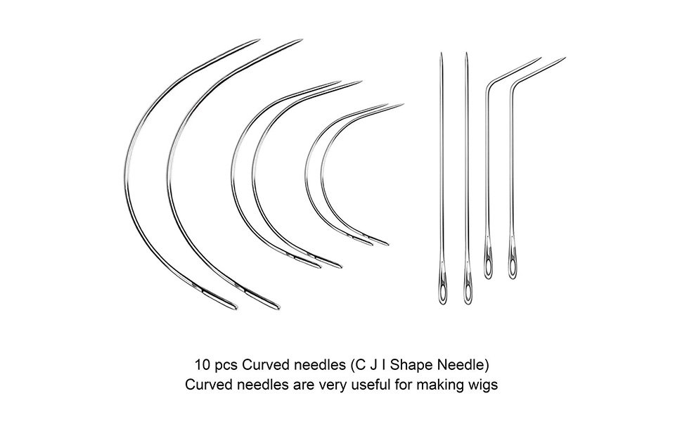 10 Pcs Curved Needles