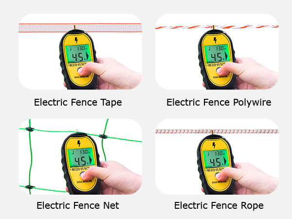 digital electric fence voltage tester