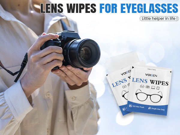 Lens Wipes for Eyeglasses