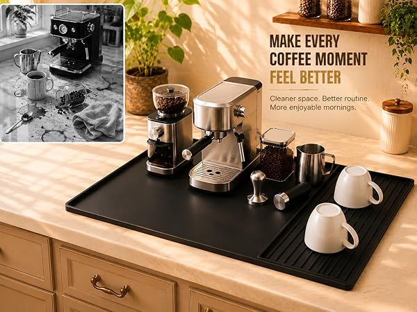 Cleaner space. Better routine. More enjoyable mornings.