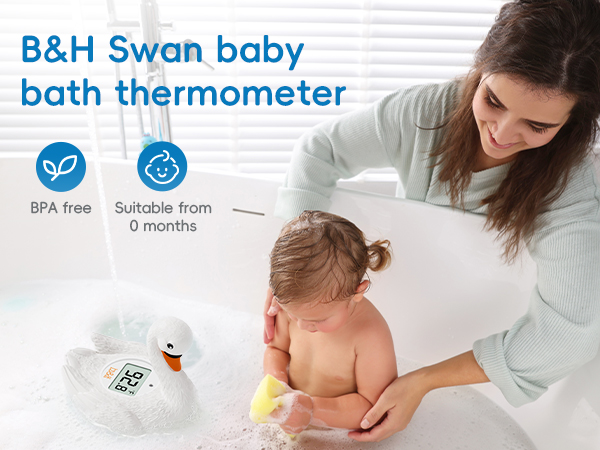 Swan Floating Bath Thermometer