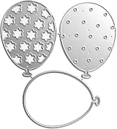 1pc Silver Balloon Metal Cutting Dies Scrapbooking Stencil Die,Card Making DIY Photo Album Decora...