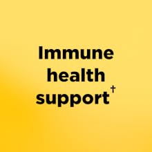 Photograph stating that this Vitamin C supplement offers immune support