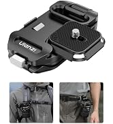ULANZI Camera Backpack Strap Clip,w Plate Quick Release System, Compatible w Uka & F38 QR Plates,...