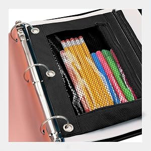 Large Pencil Pouch for 3 Ring Binder