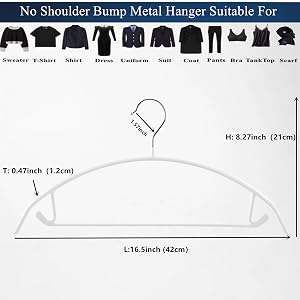 No shoulder mark hanger
