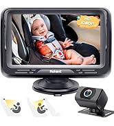 Rohent Baby Car Camera HD 1080P - Rear-Facing Infant Monitor with Night Vision Car Camera for Bab...
