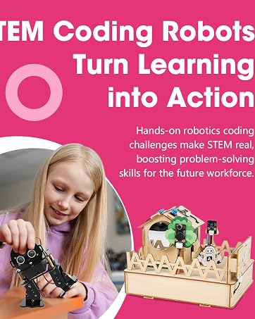 ESP32 IOT Smart Home Starter Kit for Arduino IDE, Educational STEM Kit Toys for Kids Age 10+