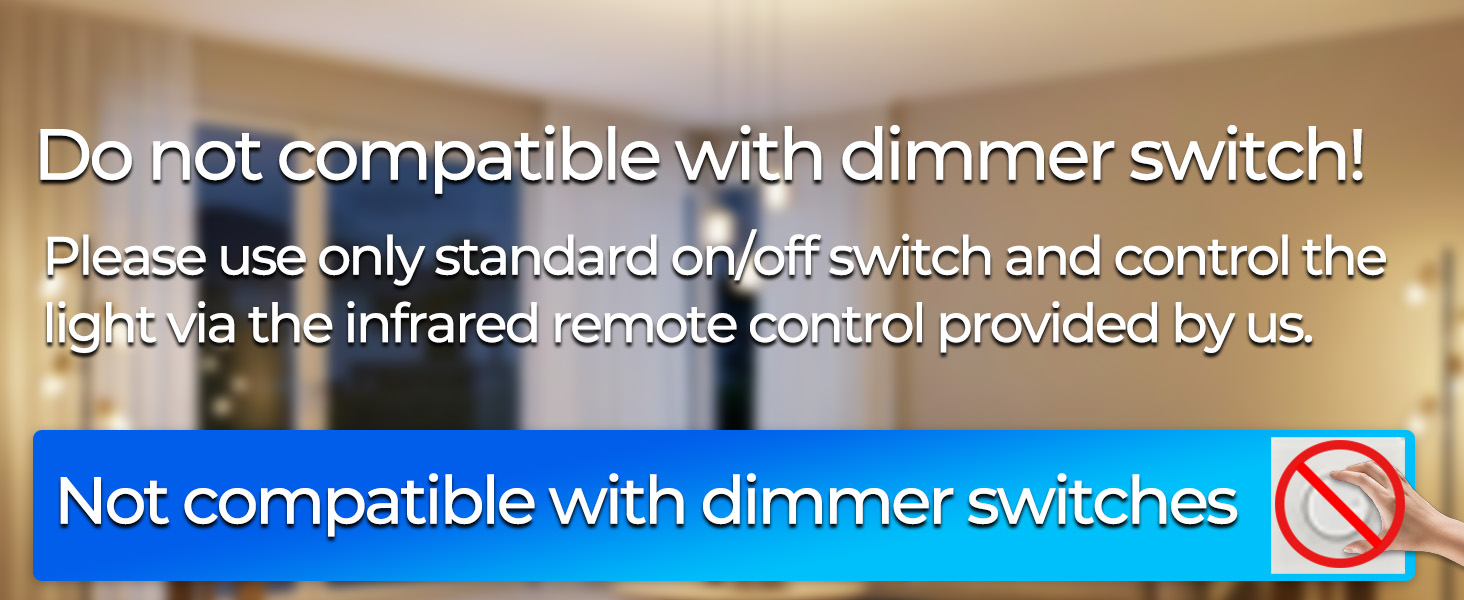 Not for Dimmers