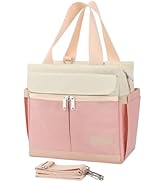 Joymee Lunch Box for Women Insulated Lunch Bag with Shoulder Strap Reusable Leakproof Large Spaci...