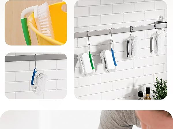 hanging scrub brush