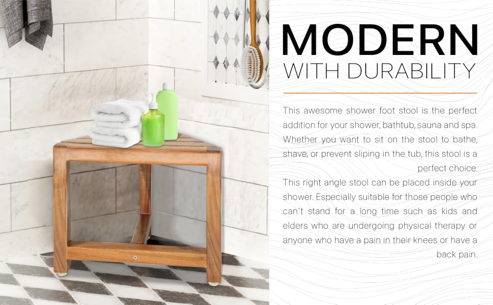 Corner Shower Stool