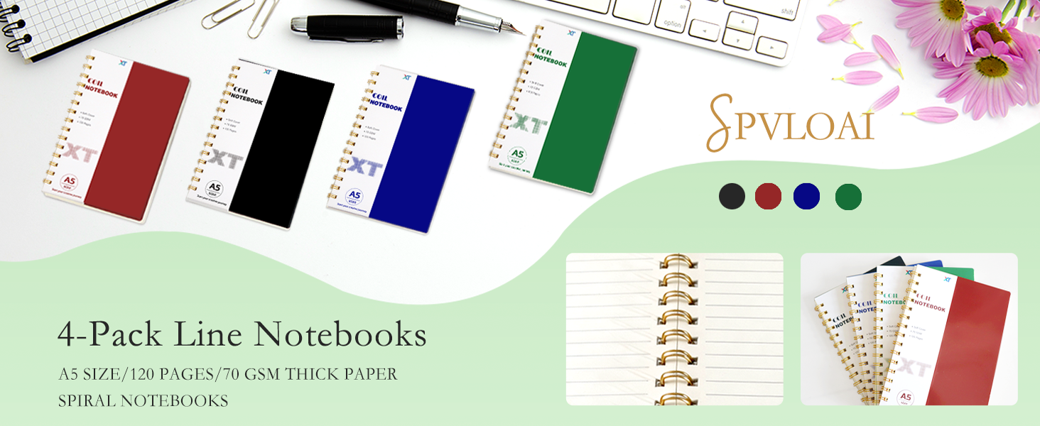 notebook 4 pack