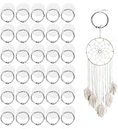 Sankoly 30 Pcs 3 cm Adhesive Ceiling Hook with Stainless Steel Ring Clear Adhesive Hooks No Drill...