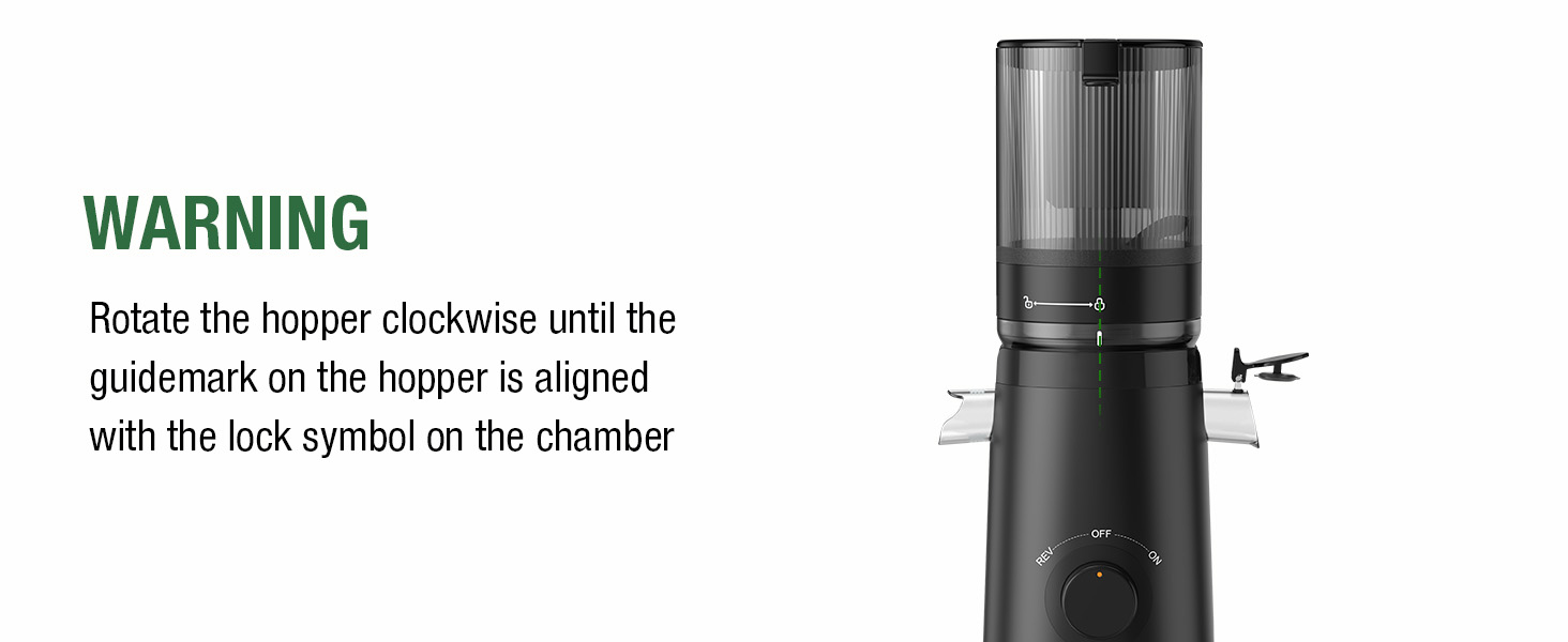 TUUMIIST Cold Press Juicer with 5.3" Extra Large Feed Chute Fit Whole Fruits & Vegetables