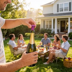 Save Your Wine: Prevent oxidation and keep that red wine tasting fresh for days.