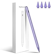 Stylus Pen for iPad 2018-2025 - 20Mins Fast Charge for Apple Pencil with Tilt & Palm Rejection, A...