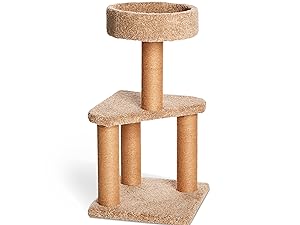 Basics multi-level cat activity tree with scratching posts